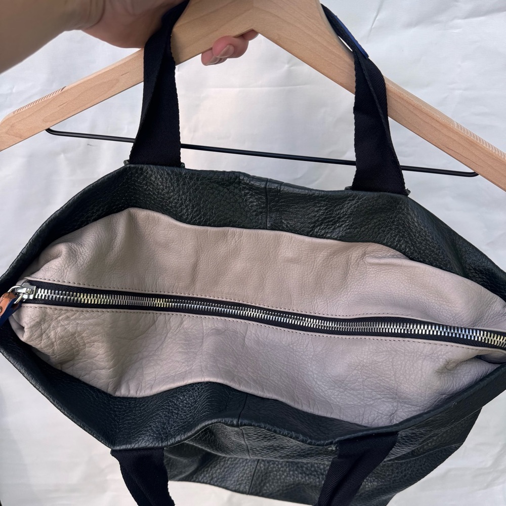 Pulicati // grey leather slouchy early 2000s purse - Picture 8 of 10